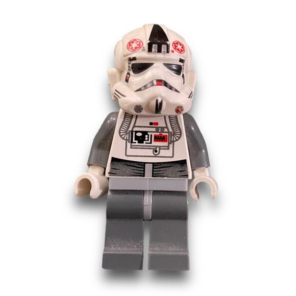 Lego Star Wars AT-AT Driver - Dark Gray Smirking Head Minifigure - Picture 2 of 4